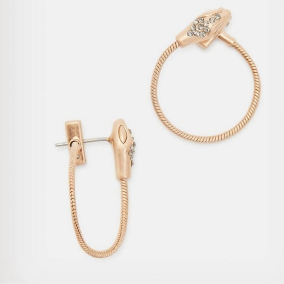 All Saints Earrings Pavé Snake Earrings - Picture 15 of 15